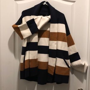 FATE striped cardigan with pockets size L